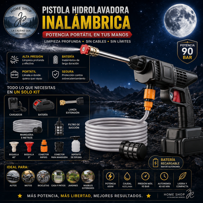 HIDROLAVADORA 2 BATERIAS 48V Y 24V