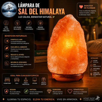 LÁMPARA DE SAL DEL HIMALAYA