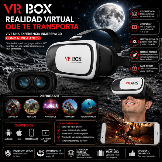 LENTES DE REALIDAD VIRTUAL PARA CELULAR