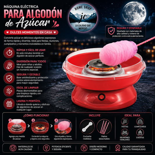 MAQUINA DE ALGODON CASERA