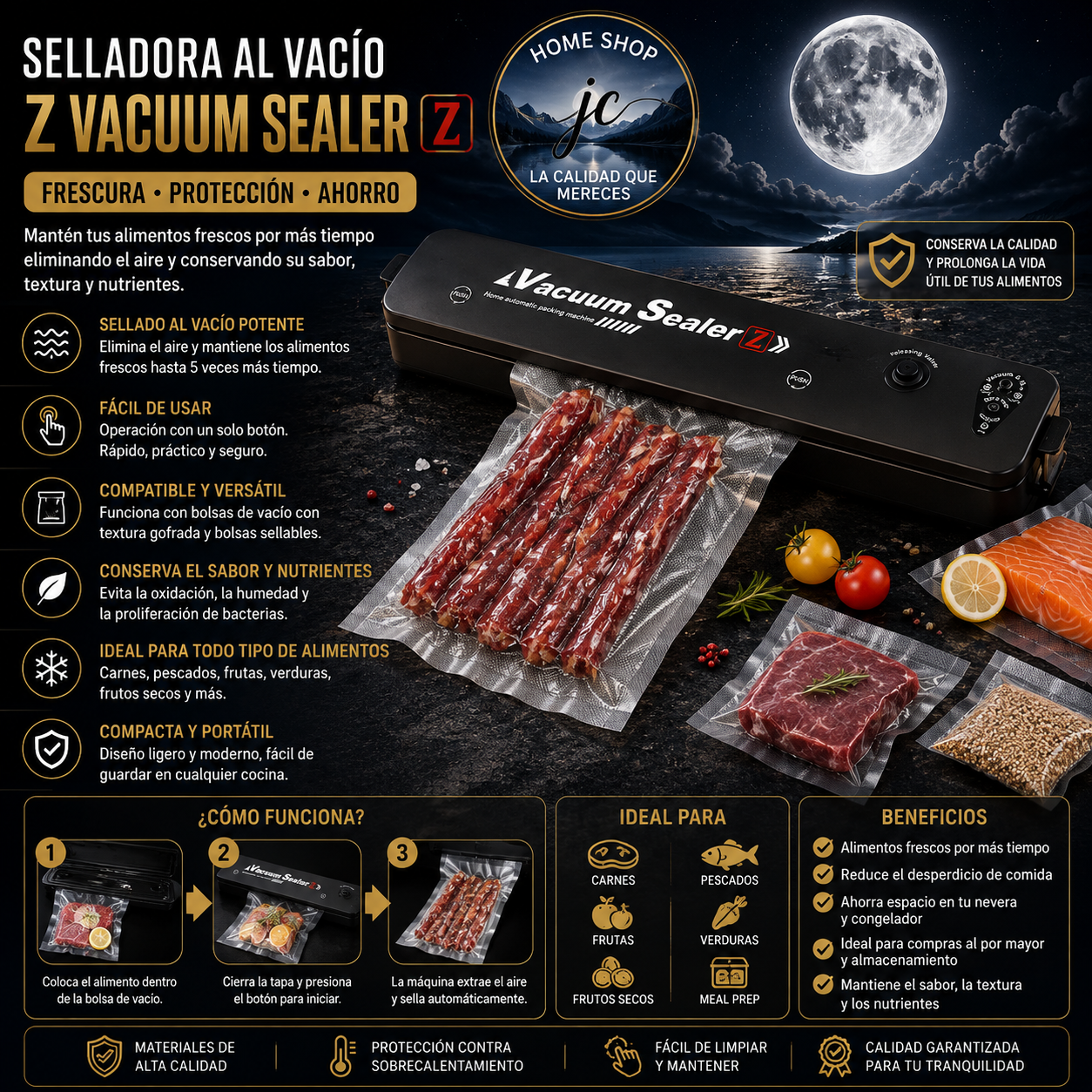 MAQUINA SELLADORA AL VACIO