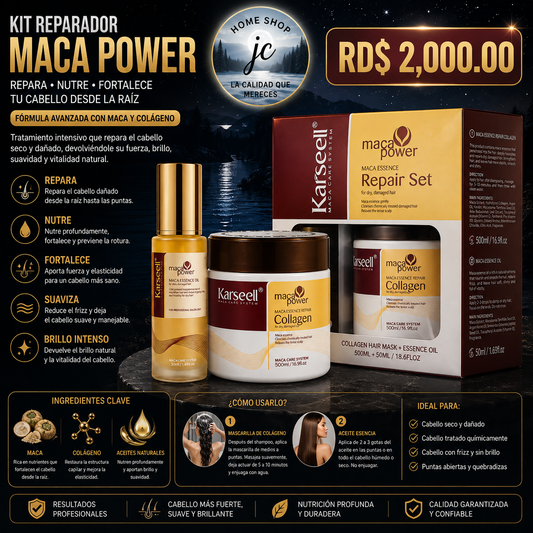 MÁSCARA KARSEEL + ACEITE KARSEEL