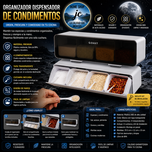 ORGANIZADOR DE ESPECIAS Y COSAS PEQUEÑAS