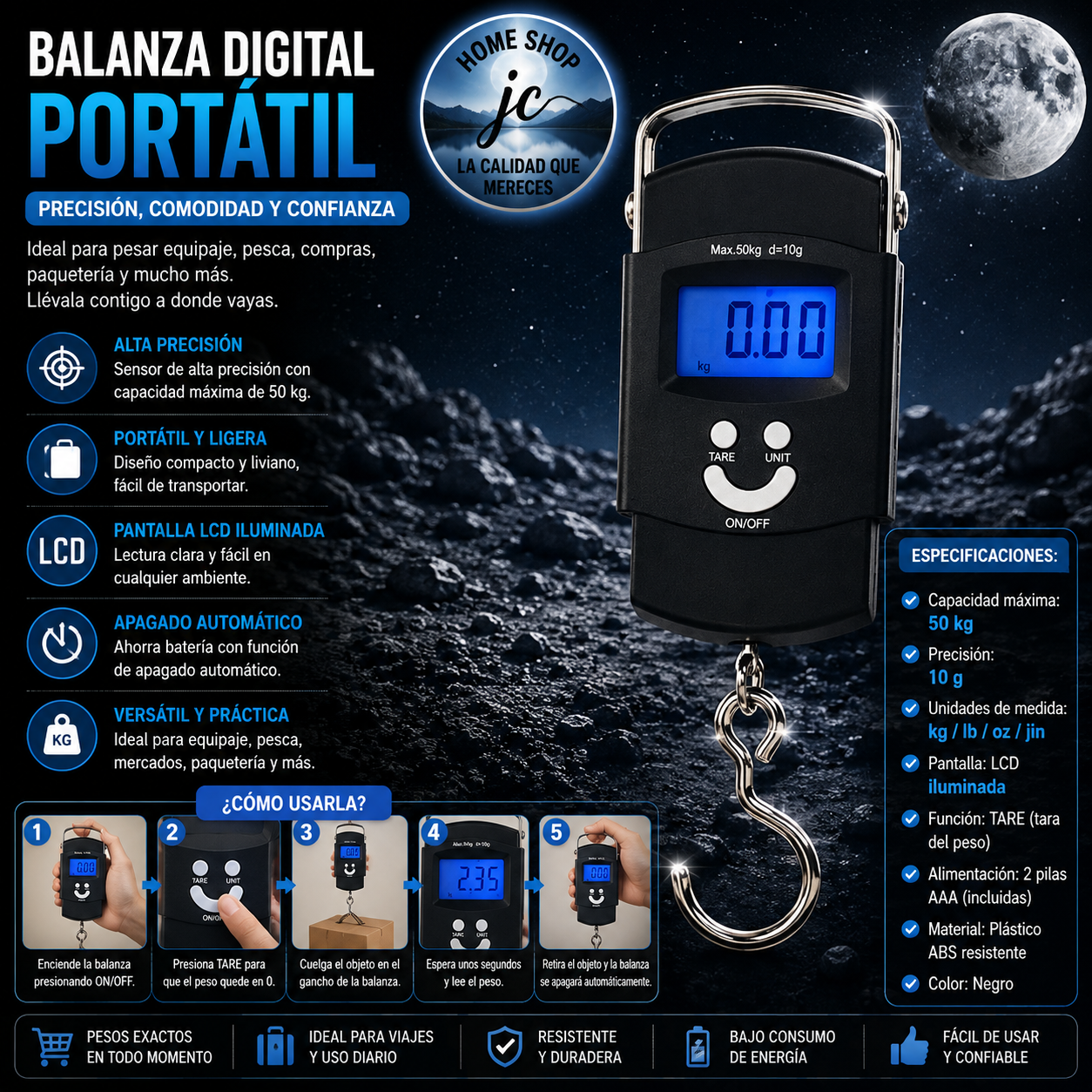 PESO MALETA BALANZA COLGANTE