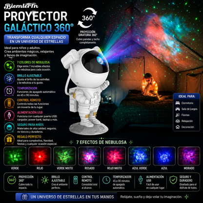 PROYECTOR DE ASTRONAUTA LUZ LED