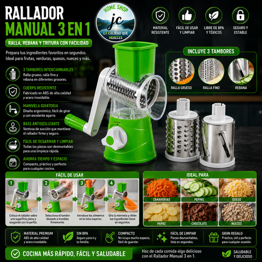 RALLADOR MULTIUSO MANUAL