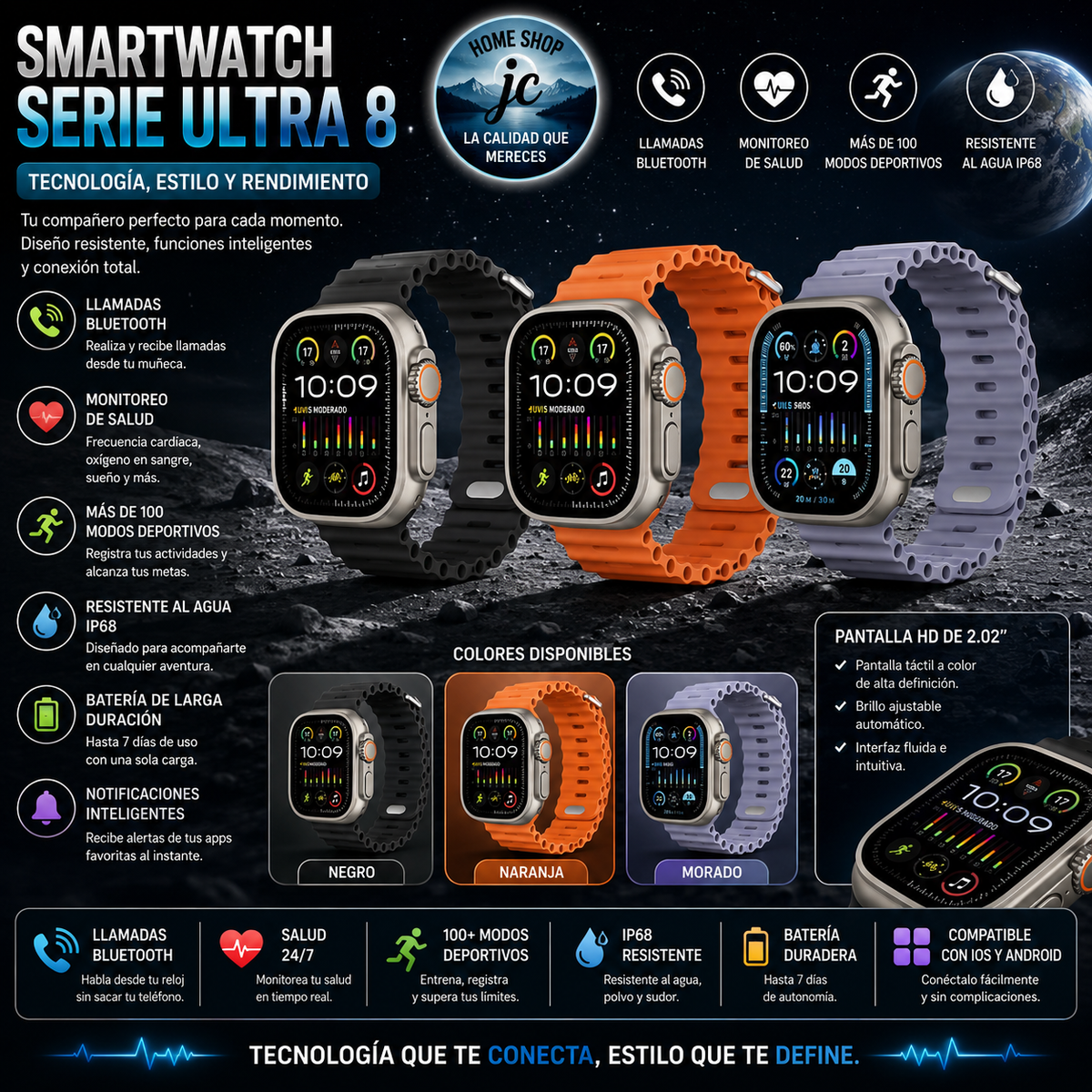 RELOJ GS ULTRA 8
