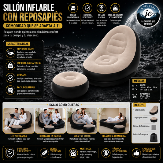 SOFFA MULTIFUNCIONAL INFLABLE
