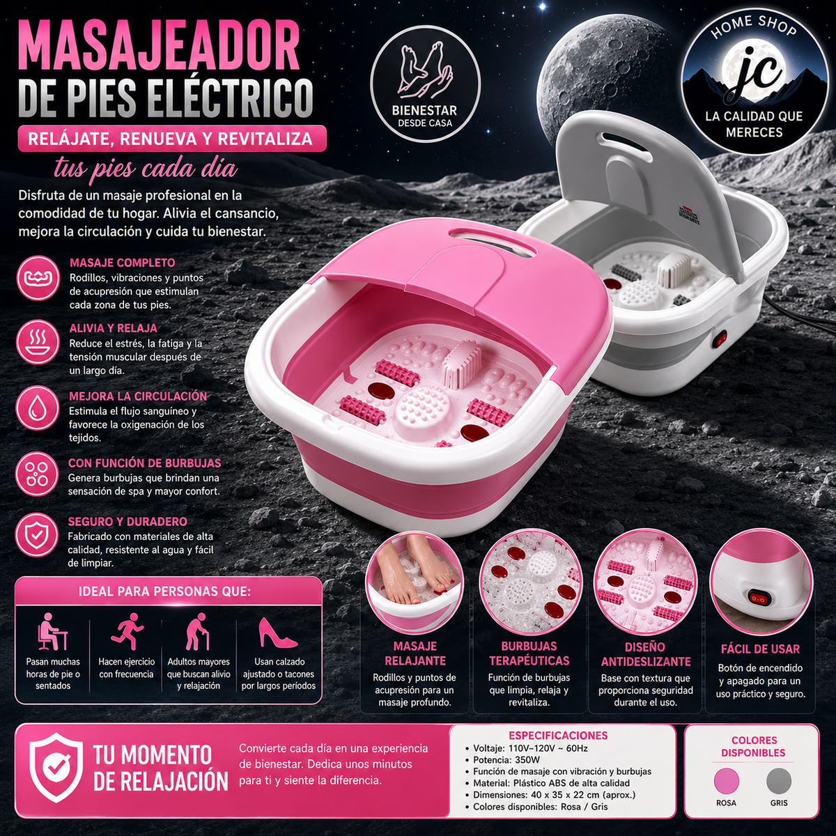 SPA PARA PIES BANDEJA