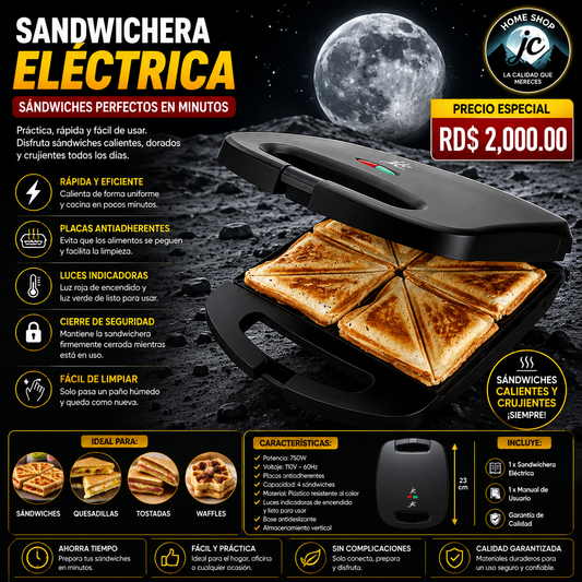 TOSTADORA DE PAN SADWICHERA