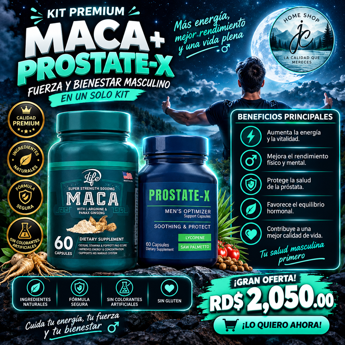 COMBO ALFA VITALITY PACK (MACA LIFE + PROSTATE X)