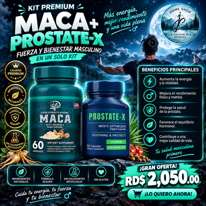 COMBO ALFA VITALITY PACK (MACA LIFE + PROSTATE X)
