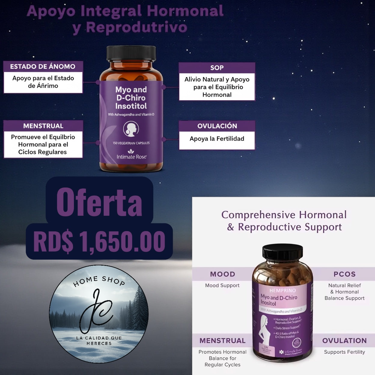 MYO INOSITOL 60 CAPSULAS
