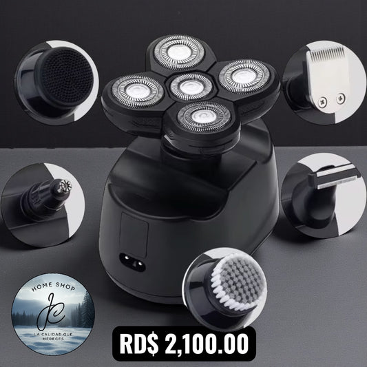 AFEITADORA ELÉCTRICA SHAVER PORTÁTIL USB CABEZA BARBA NARIZ