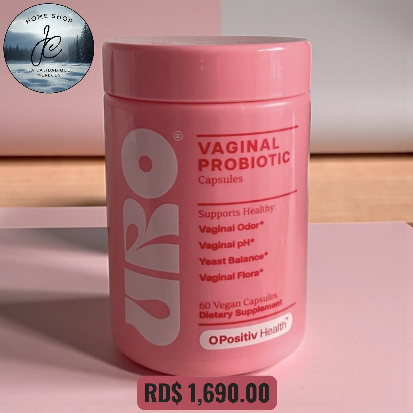 URO VAGINAL PROBIOTICS PARA LA SALUD VAGINAL DE LAS MUJERES, EQUILIBRIO DEL PH.