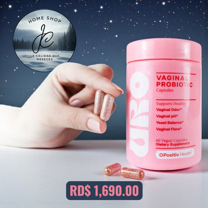 URO VAGINAL PROBIOTICS PARA LA SALUD VAGINAL DE LAS MUJERES, EQUILIBRIO DEL PH.