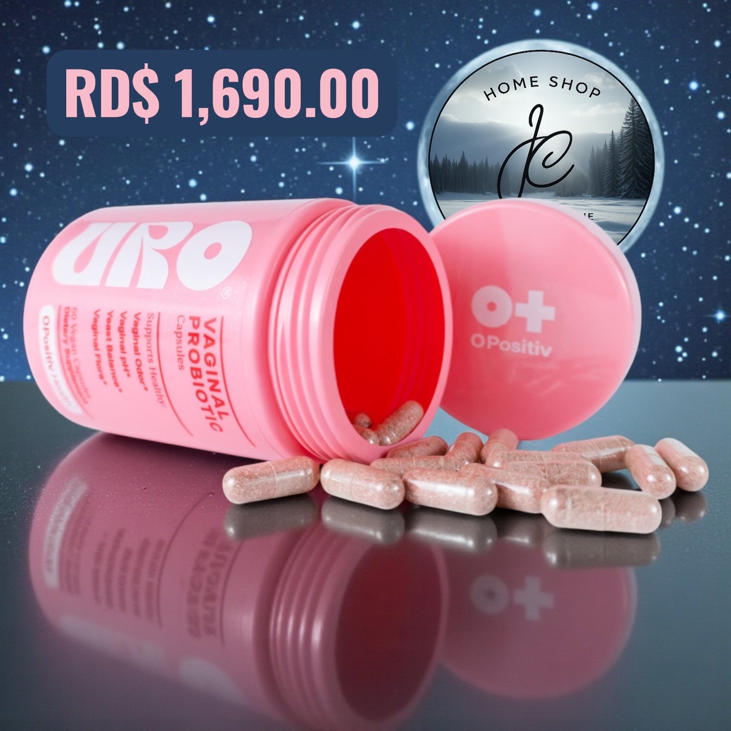 URO VAGINAL PROBIOTICS PARA LA SALUD VAGINAL DE LAS MUJERES, EQUILIBRIO DEL PH.