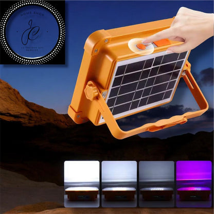 LÁMPARA SOLAR DE PROYECCIÓN EXTERIOR PORTÁTIL MÓVIL PORTÁTIL