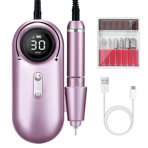 LIMADORA DE UÑAS PULIDORA NAIL DRILL MACHINE RECARGABLE