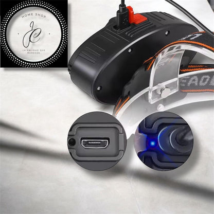LINTERNA LED DE CABEZA RECARGABLE