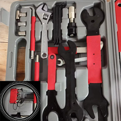 SET HERRAMIENTAS DE REPARACIÓN DE NEUMÁTICOS DE REPARACIÓN DE EJES BICICLETA