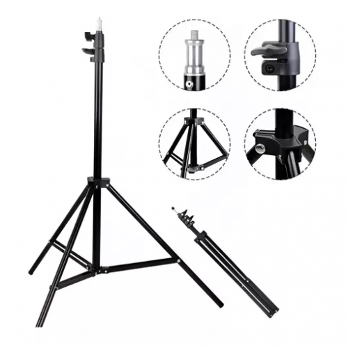 TRÍPODE PROFESIONAL AJUSTABLE DE ESTUDIO 2 METROS DE ALTA RESISTENCIA TRIPOD ALUMINIO