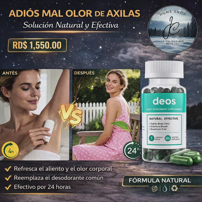 DESODORANTE CORPORAL EN CÁPSULAS DEOS