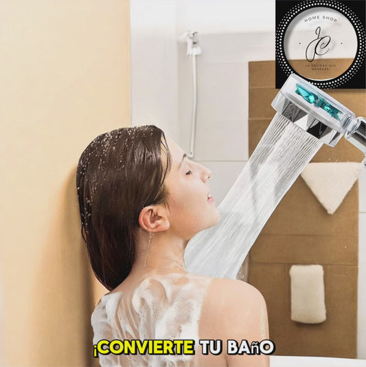 CABEZAL PARA DUCHA REGADERA TIPO SPA TURBOCHARGED