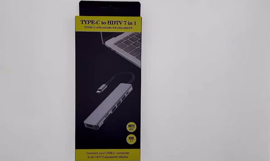ADAPTADOR 7 EN 1 LAPOP TIPO C