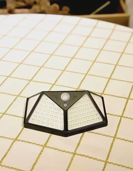 LUZ LED LAMPARA SOLAR IMPERMEABLE CON SENSOR