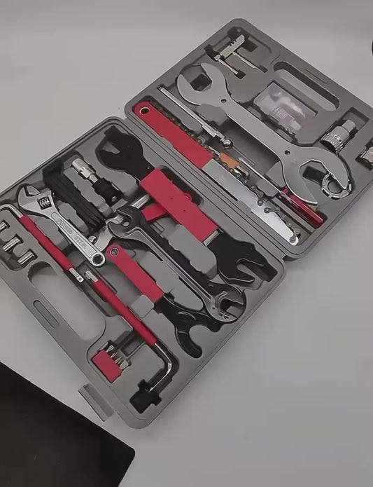 SET HERRAMIENTAS DE REPARACIÓN DE NEUMÁTICOS DE REPARACIÓN DE EJES BICICLETA