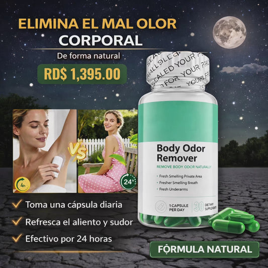 DESODORANTE CORPORAL EN CÁPSULAS