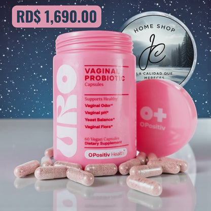 URO VAGINAL PROBIOTICS PARA LA SALUD VAGINAL DE LAS MUJERES, EQUILIBRIO DEL PH.
