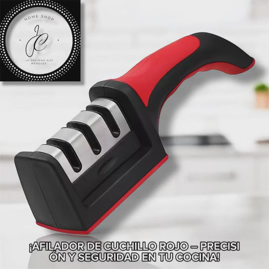 AFILADOR DE CUCHILLO ROJO