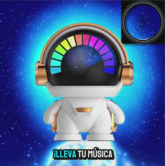 BOCINA TIPO ROBOT ASTRONAUTA ESPACIAL CON MÚSICA MY-7327 MD