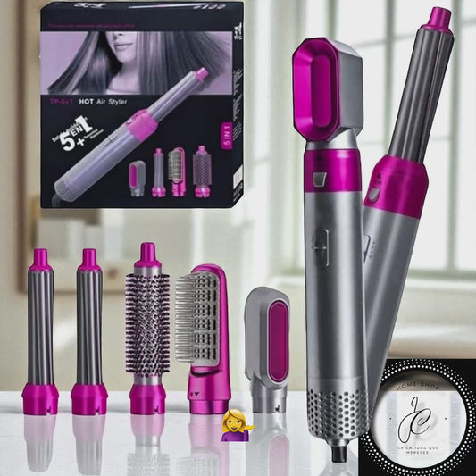 CEPILLO PARA EL CABELLO 5 EN 1, SECADOR Y VOLUMINIZADOR